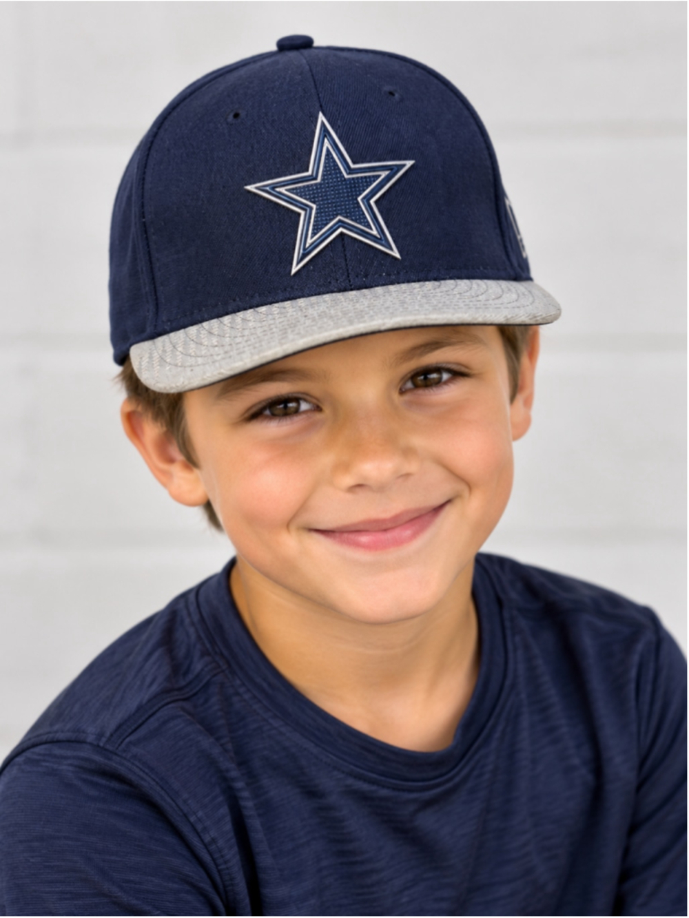 Boys New Era Dallas Cowboys NFL Hat One Size Navy Grey